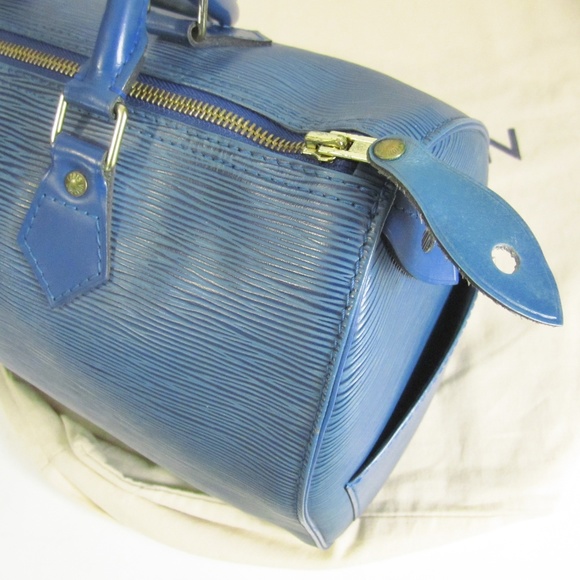 Louis Vuitton Speedy 30 Epi Blue - Picture 3 of 8